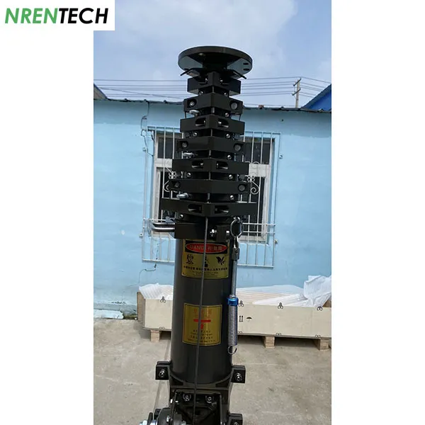 12m Manual Operation Telescopic Mast-Aluminum Materials-2.1m Retraction Nr-M2100-12000