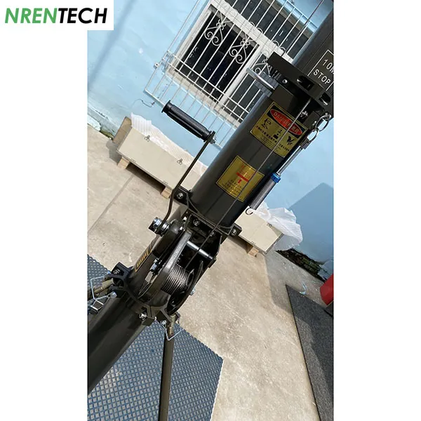 12m Manual Operation Telescopic Mast-Aluminum Materials-2.1m Retraction Nr-M2100-12000