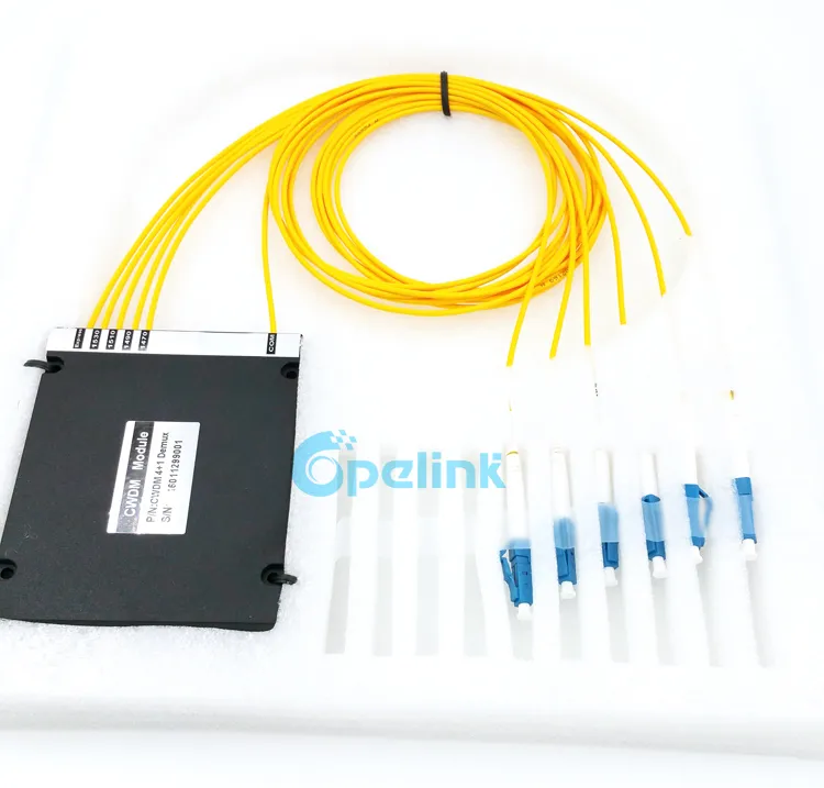 4+1CH 2.0mm LC/Upc ABS Box Mux/Demux Optic CWDM