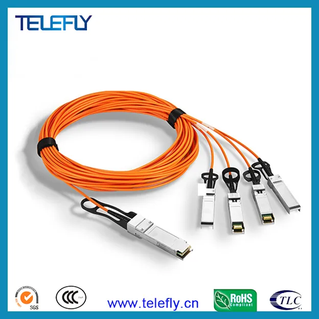 40g Qsfp to 4xsfp 10g Active Optical Cable, 4X Infiniband, SDR, DDR, Qdr