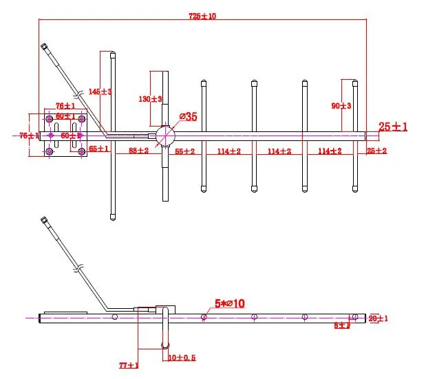 450~470MHz Omni-Direntional Yagi External Antenna