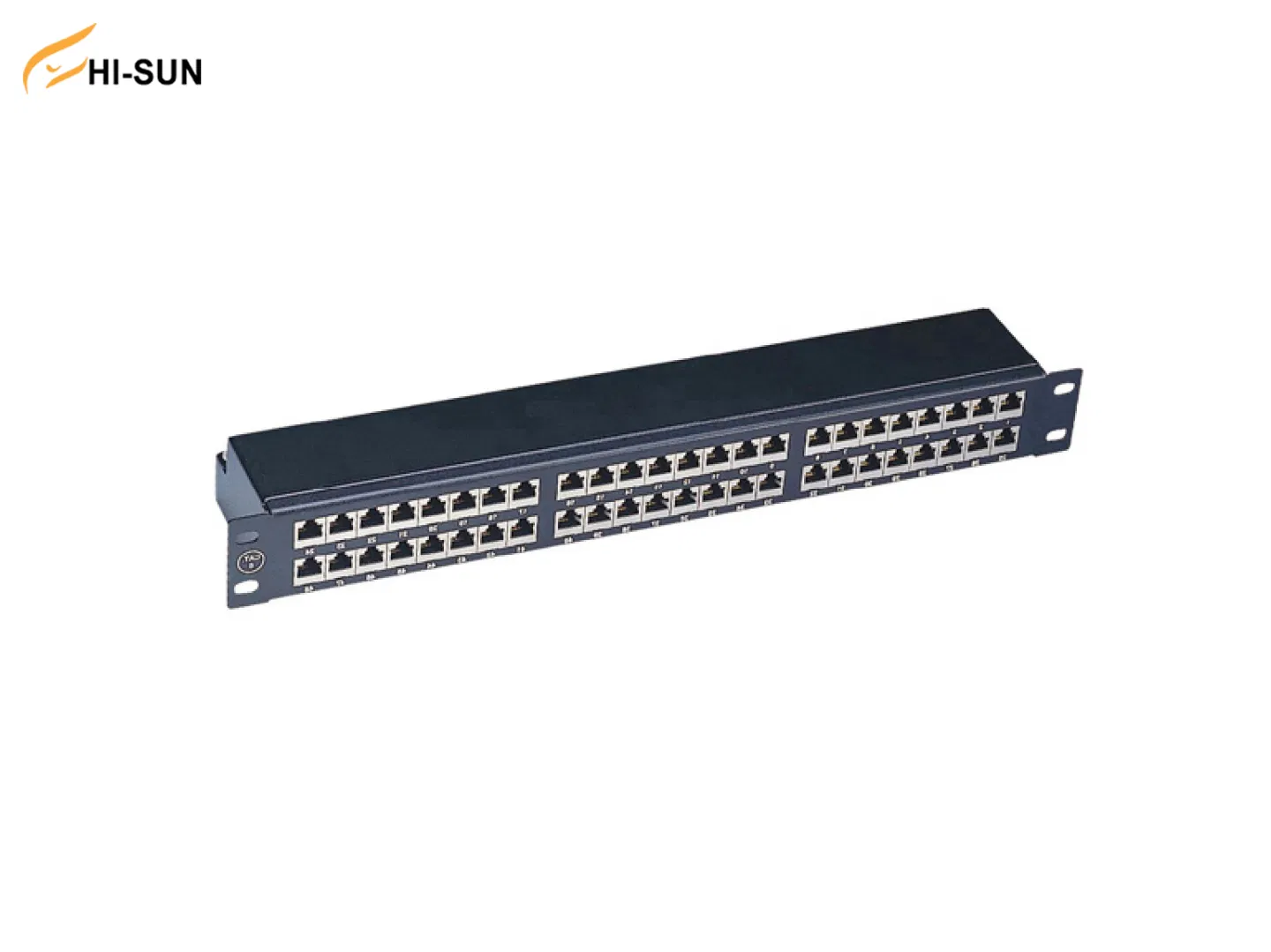 48 Port 1u Height Unshielded Type Lsa Block with Color Code Double Layer Design Cat 5e Keystone Patch Panel