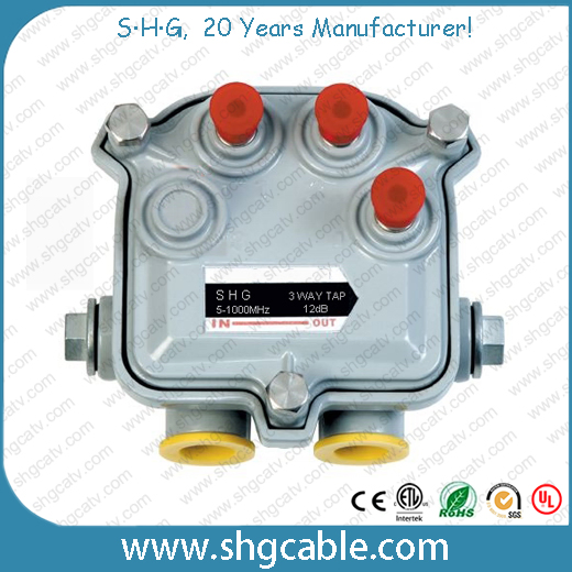 5-1000MHz 3 Way Outdoor CATV Taps (TAP3xxT)