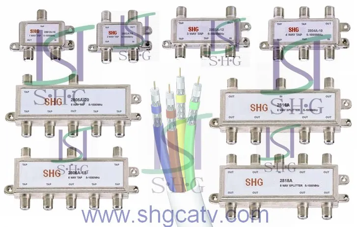 5-1000MHz Indoor 1 Way CATV Tap (TAP106A)