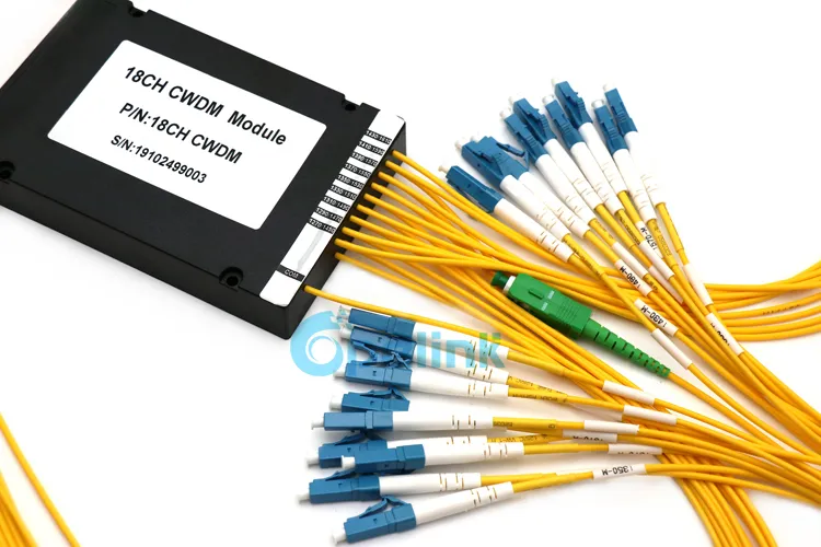 5.5X38mm Steel Tube Mux /Demux 0.9mm Optical Fiber CWDM with Low Price