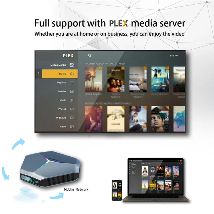 A95X F4 Android TV Box 10.0 Bt4.1 S905X4 Internet TV Box 4K Smart TV Box