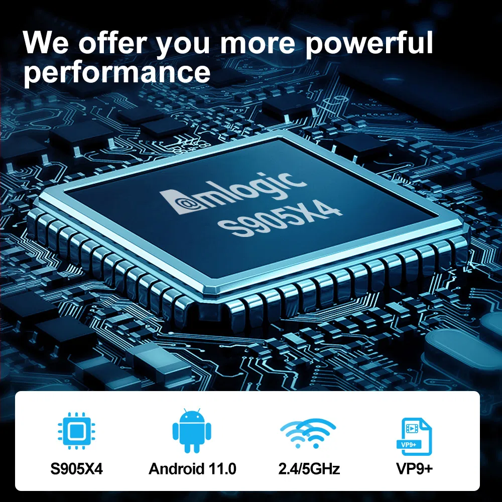 A95X F4 RGB Light TV Box Android 11 Amlogic S905X4 4G 64GB 32g WiFi Android10 Media Player Tvbox A95xf4 2g16g Set Top Box