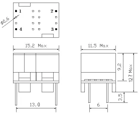 ADSL2+ Over Pots Splitter Module Clsp-008n3f