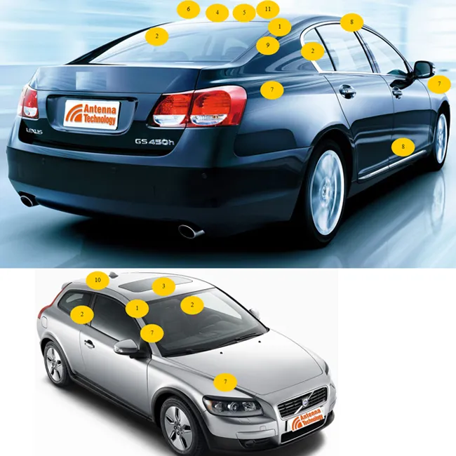 Car GPS Active Antenna with SMA Connector