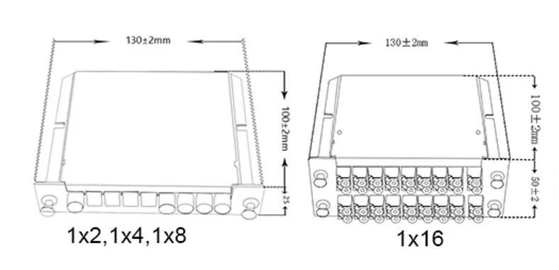 Cassette Box Optical Signal Coupler, Fiber Optic Splitter