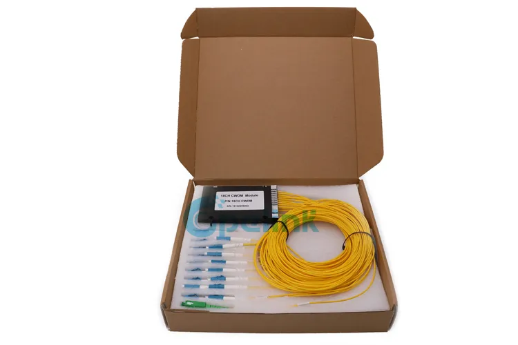 Cheap Price Opelink/OEM G652D, G657A1 1-2m 0.9mm RoHS 18+1CH Mux/Demux Fiber Optic CWDM