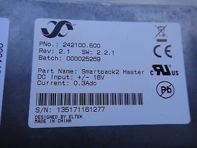 Eltek Smartpack2 Master Controller Monitor 242100.500