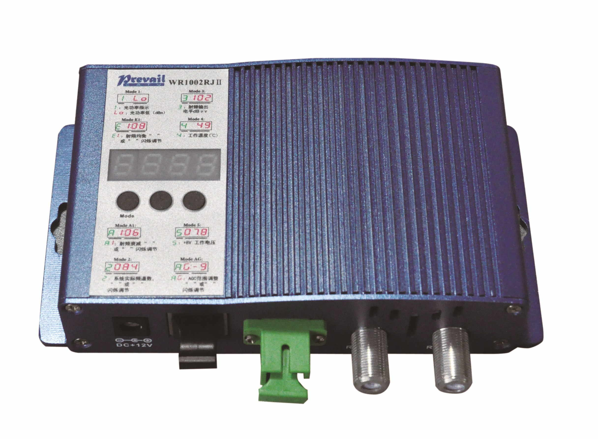 FTTB CATV 1GHz AGC Optical Receiver (WR1002RJ-II) Dd