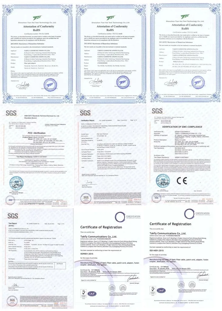 FTTH 1*32 Sc/Upc Fiber Optic PLC Splitter