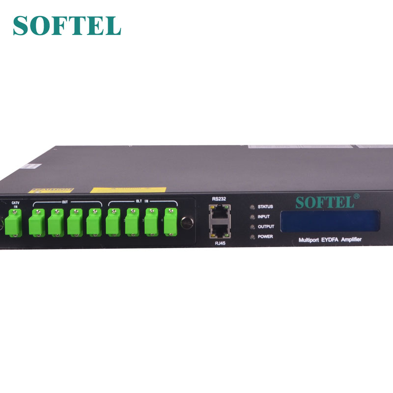 FTTH 1550nm Mini EDFA Optical Amplifier 4* 16dBm