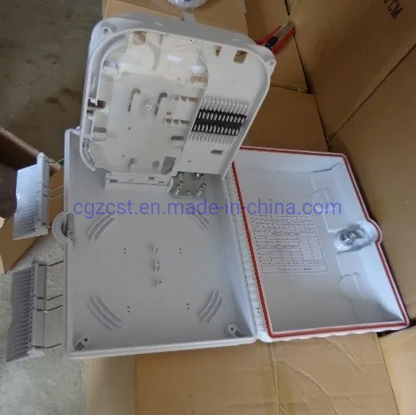 FTTH Terminal Box Waterproof IP66 Outdoor 8/12/16 Core Fiber Optic PLC Splitter Patch Panel Termination Distribution CTO Box Factory Price White Color