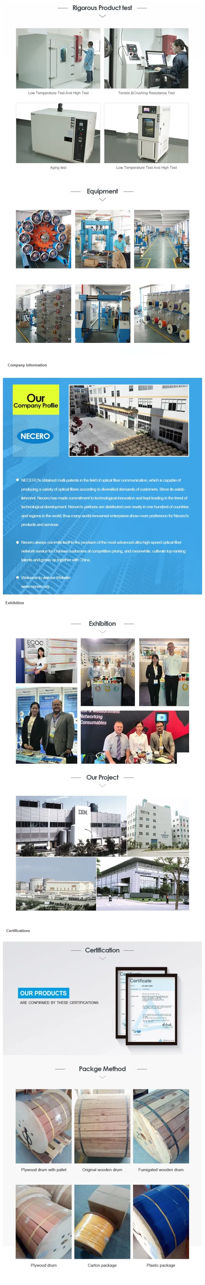 GJYXFCH with Anatel Certification Cabo Optico Cfoac-Bli-a/B-Cm-01f-Ar-LSZH Cabo De Fibras Opticas Drop for Brazil Telecom