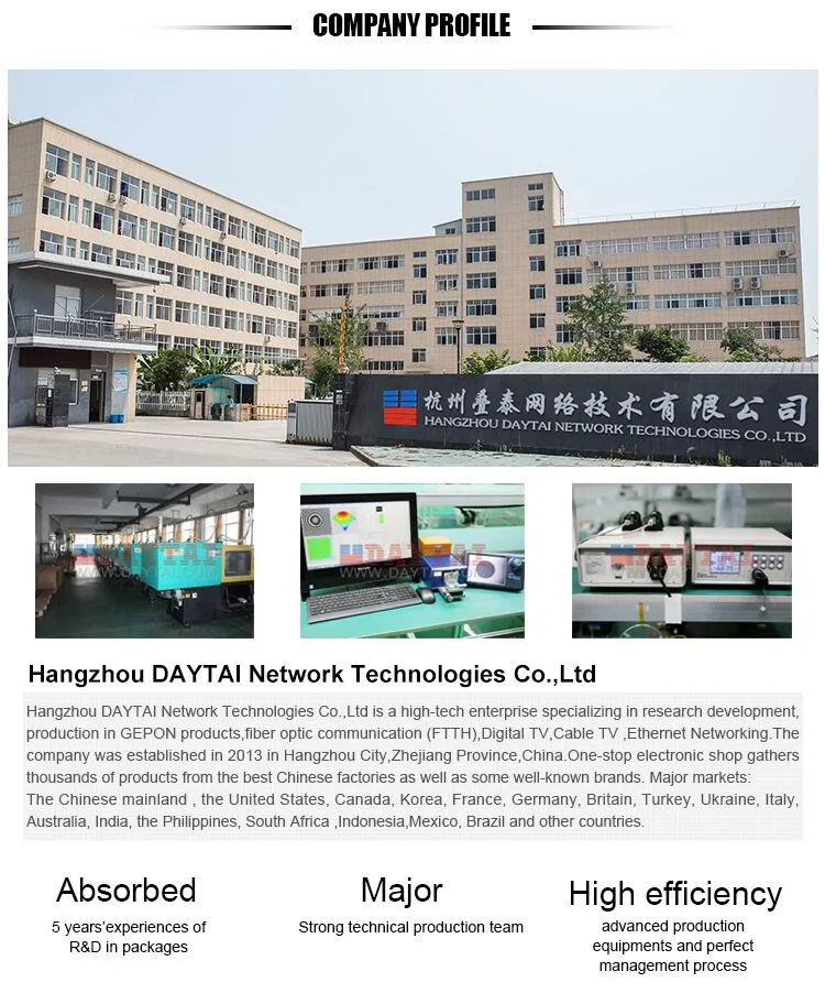 High Quality FTTH CATV 1310/1550nm Outdoor Optical Receiver