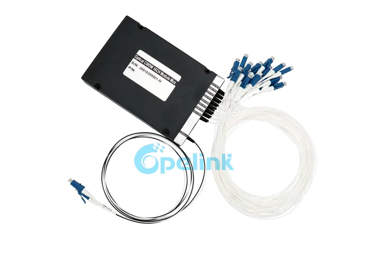 High Quality G652D, G657A1 LC/FC/Sc/St/Mu Opelink/OEM New RoHS 16+1CH Fiber Optic CWDM