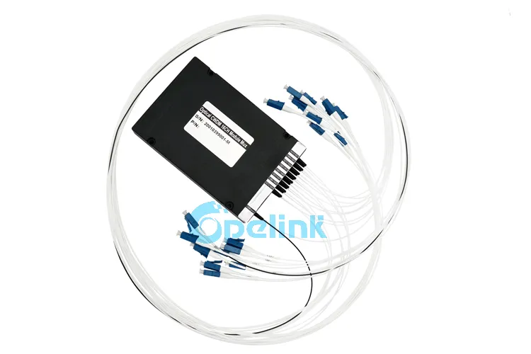 High Quality G652D, G657A1 LC/FC/Sc/St/Mu Opelink/OEM New RoHS 16+1CH Fiber Optic CWDM
