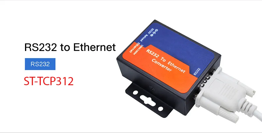 High Quality RS232 TCP/IP Server Converter Serial to Port Enthernet Converter