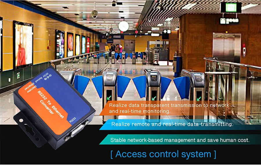 High Quality RS232 TCP/IP Server Converter Serial to Port Enthernet Converter