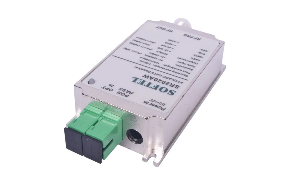 Indoor 1GHz Indoor FTTH Fiber Optic Receivers with Built-in Wdm