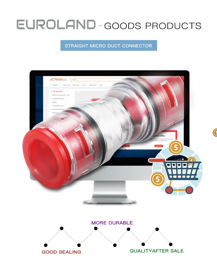 Internationally Accepted Micro Duct Connectors for FTTH Telecom Project