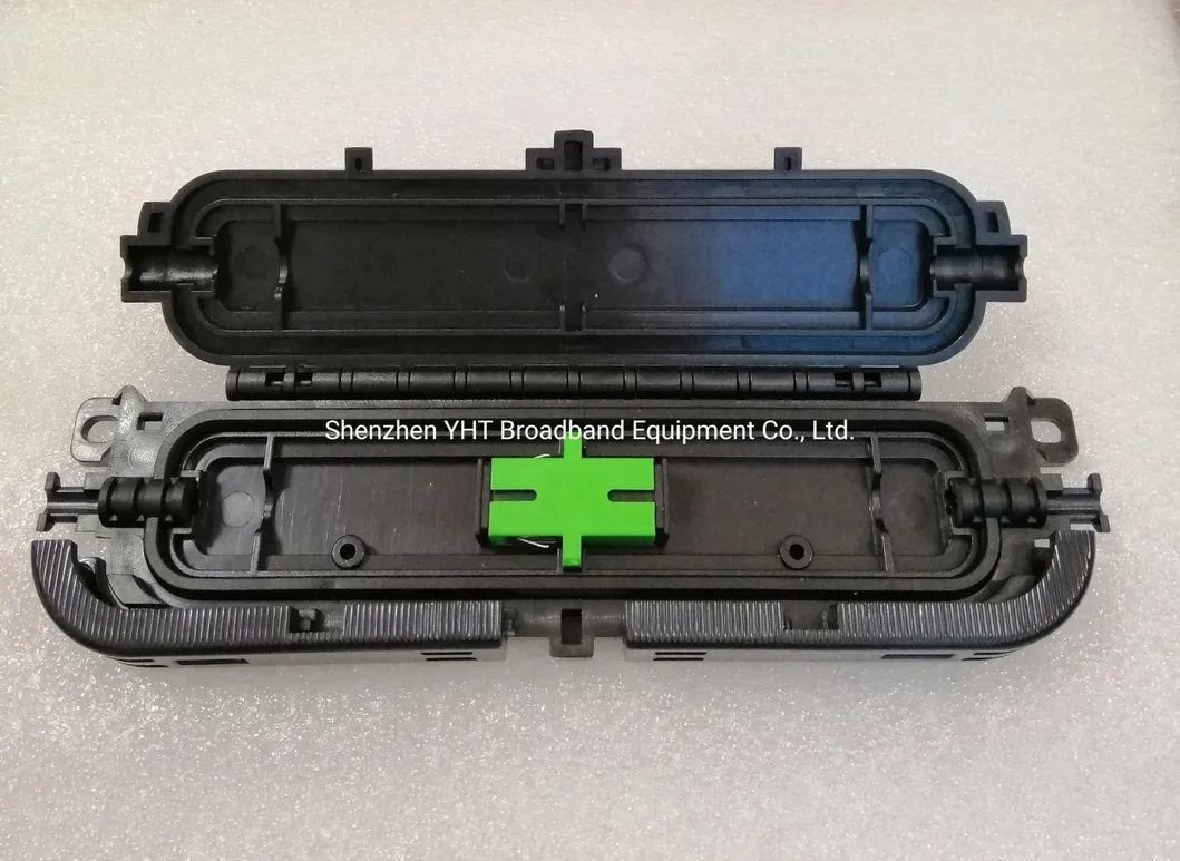Mini Type FTTH Drop Cable Splice Box with Sc Adapter