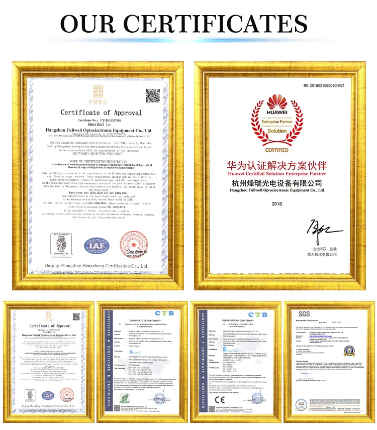 OEM Logo of 32 Port Wdm EDFA with Pon Olt