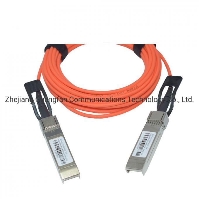 Optical Fiber Hot Pluggable Ends 1m 3m 5m 10g SFP+ Aoc Optical Cable