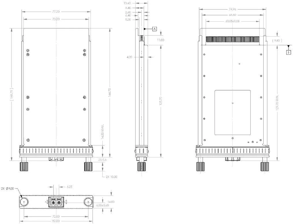 Optical Fiber RoHS Compliant 100GB/S Cfp Er4 40km Optical Transceiver