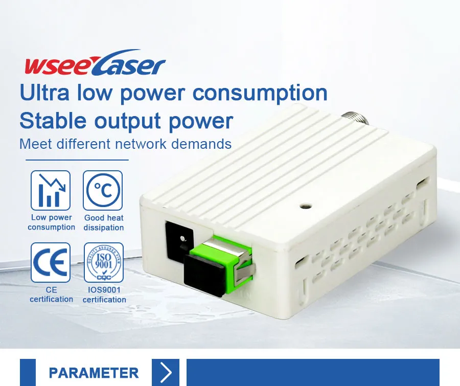 Plastic Shell Mini FTTH Optical Receiver for CATV