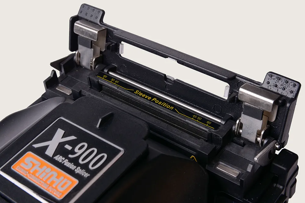 Shinho X-900 6 Motors Fusion Splicer Kit with Fiber Cleaver for Naked Fiber Drop Cable Patch Cords