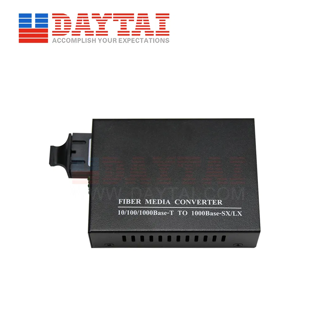 Single Mode Dual Fiber 1000Mbps Media Converter for 60km Distance