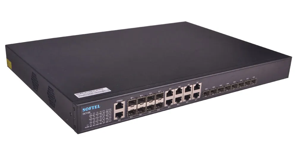 Softel Fiber Optic Equipment 8 Pon Ports Gpon Epon Olt