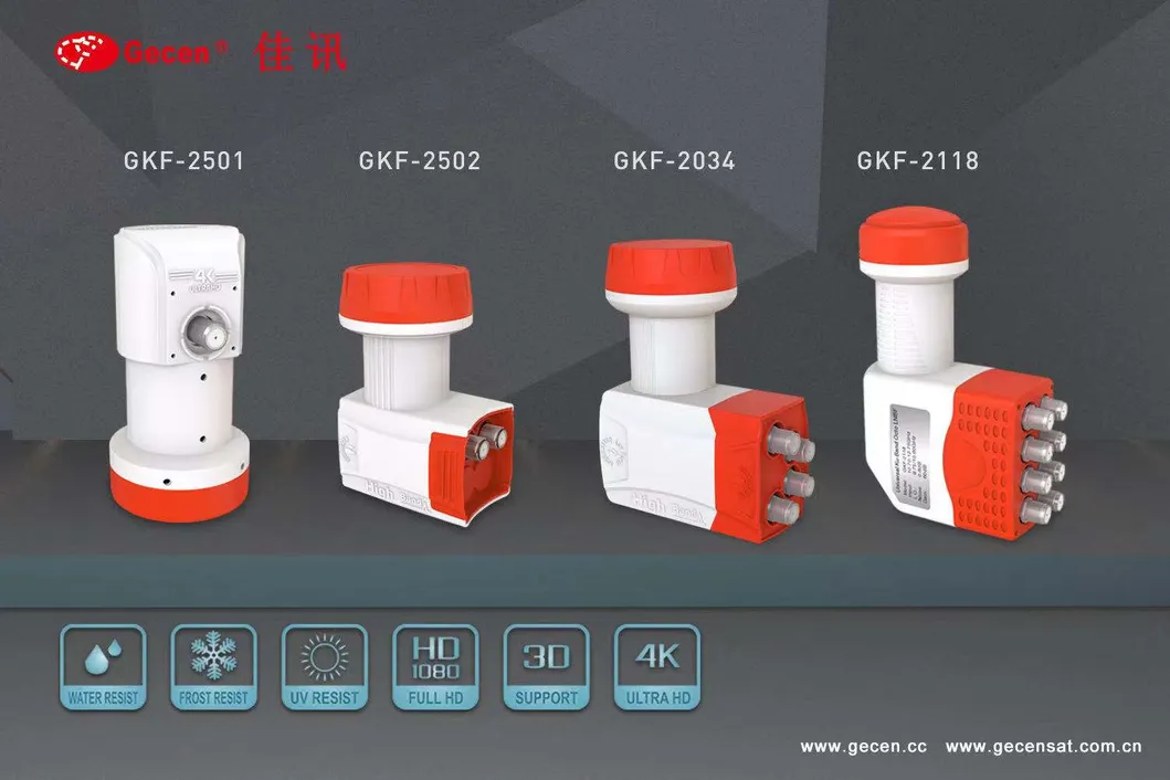 Universal HD Digital Satellite Waterproof Slide-Down Single LNB