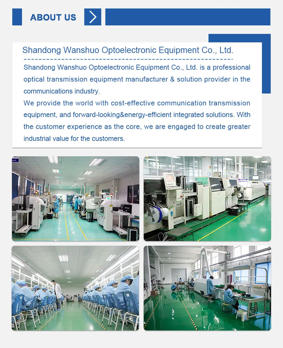 Wsee-56 Series New Jdsu Pump Dual Power Supply 8 Ports 23 dBm EDFA with Wdm Triple Play