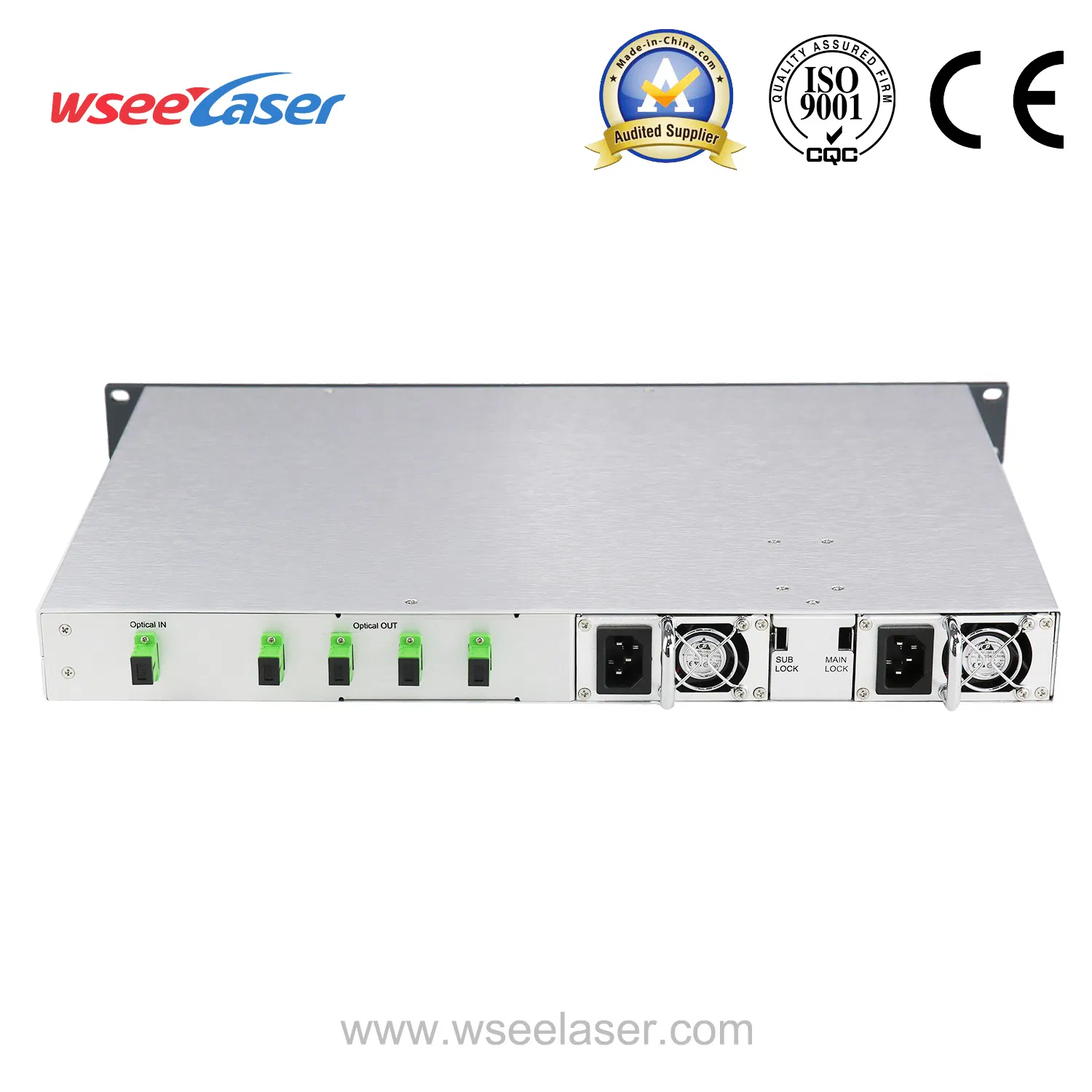 Wsee Mini Fiber Optical 4 Port 16dBm EDFA Amplifier
