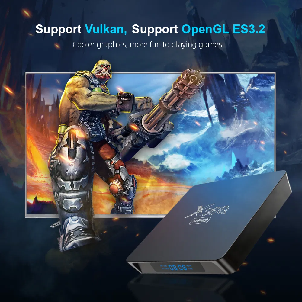 X96q PRO Android STB with 2.4G&5g with 2GB+16GB Emcp Android 10 Good Price