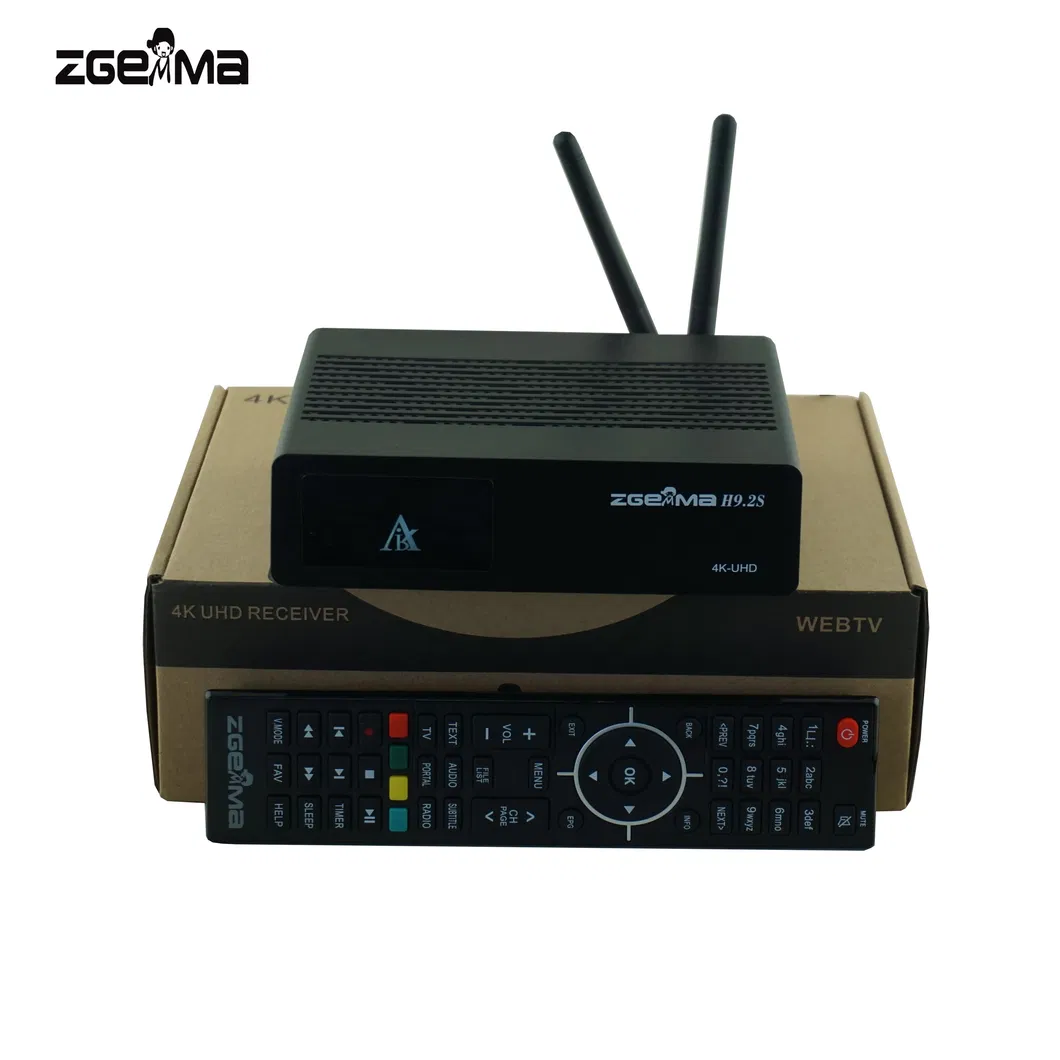 Zgemma H9.2s with 2xdvb-S2X Multistream Tuner 4K UHD E2 Linux Receiver